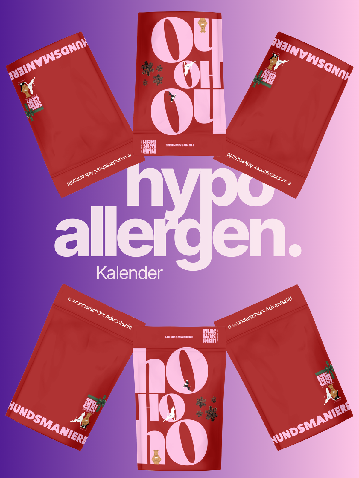 HYPOALLERGEN Adventskalender für Hunde - LIMITED 2026 ✨