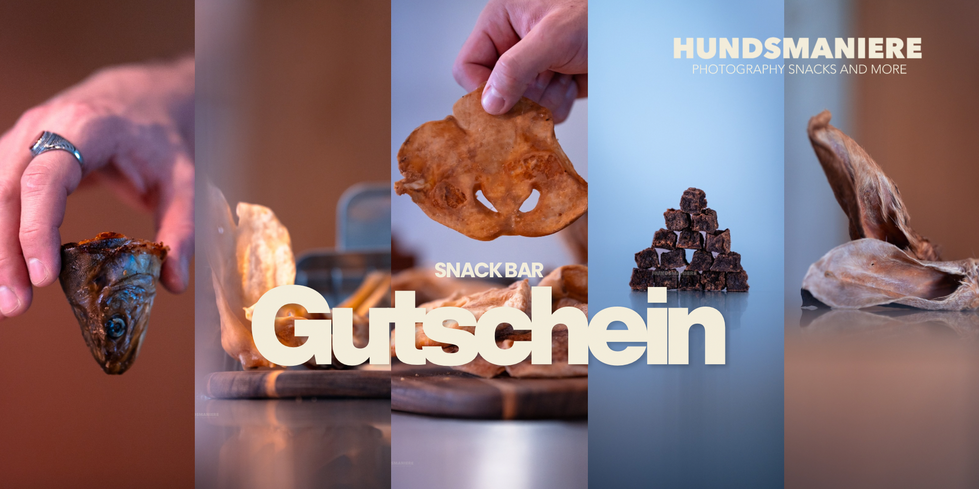 HUNDSMANIERE Digitaler Gutschein Snack Bar - natürliche Kauartikel